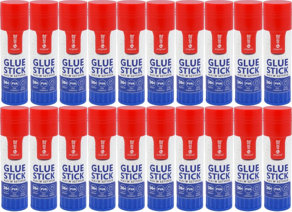 20x Klej biurowy MemoBe, w sztyfcie, 36g