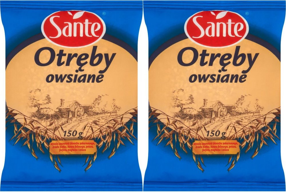 2x Otręby owsiane Sante, 150g