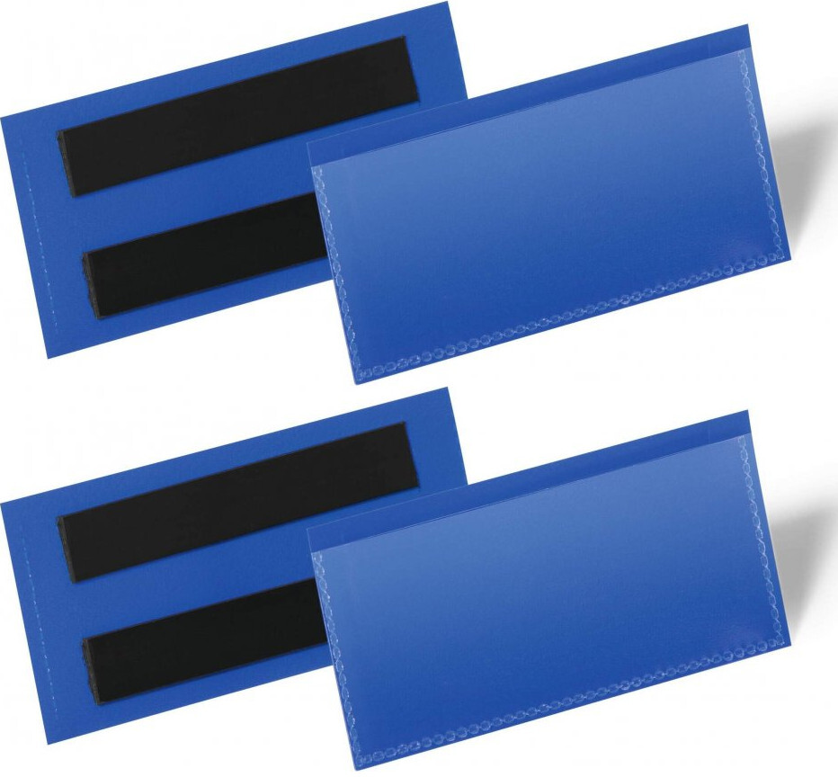 2x Kieszeń magnetyczna Durable, 100x38mm, 50 sztuk, granatowy