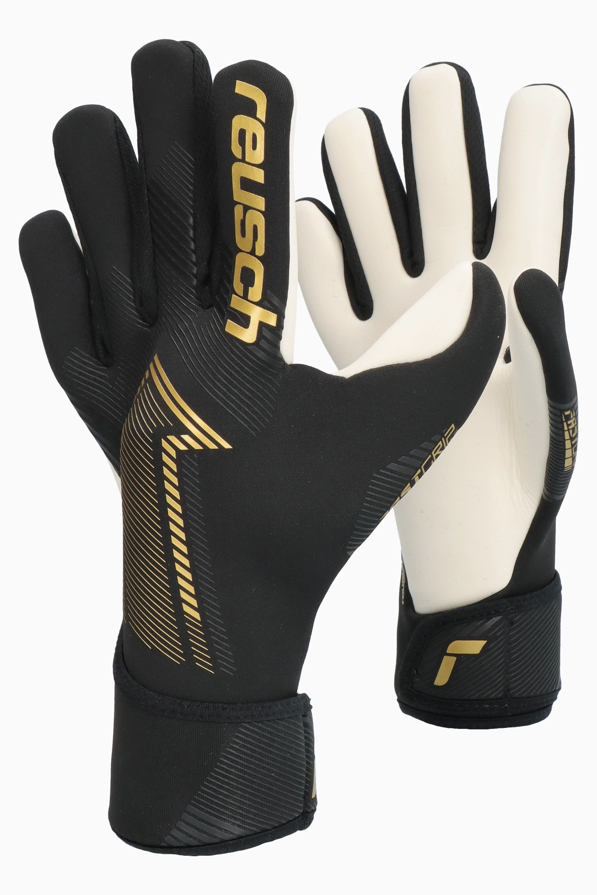 Rękawice Reusch Fastgrip Silver Junior - Czarny