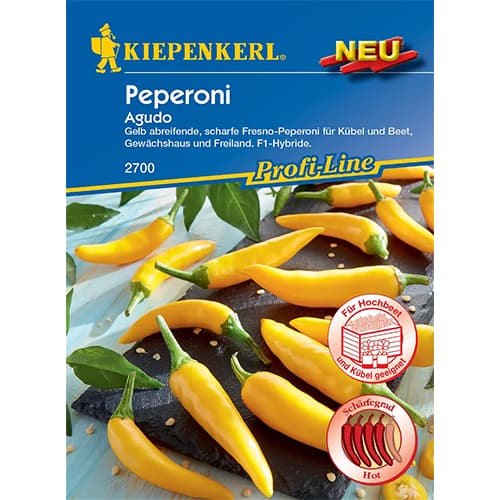 1 szt, Csípős paprika Agudo - Magok: Mod de ambalare: 1 db