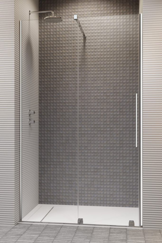 Radaway Furo DWJ drzwi prysznicowe 57,2 cm lewe złoty połysk/szkło przezroczyste 10107572-09-01L