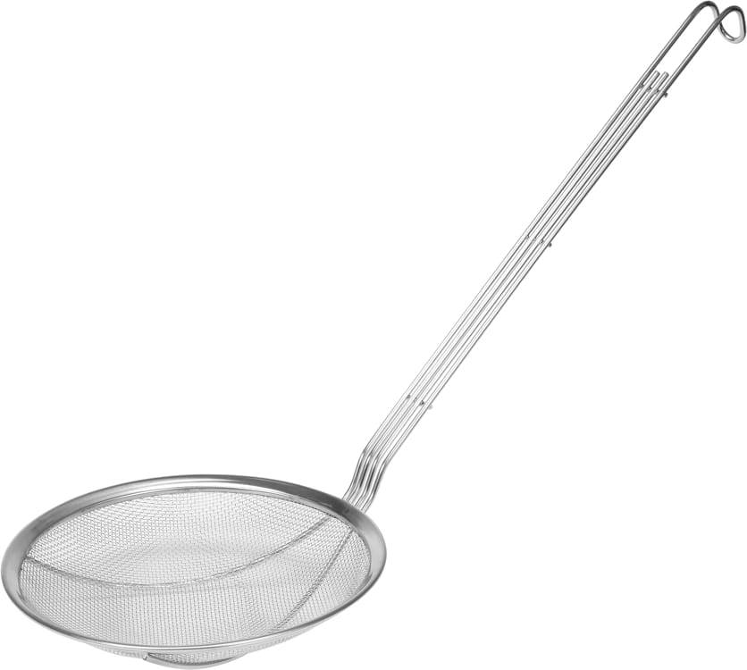 Łyżka cedzakowa, drobne sitko śr. 220 mm