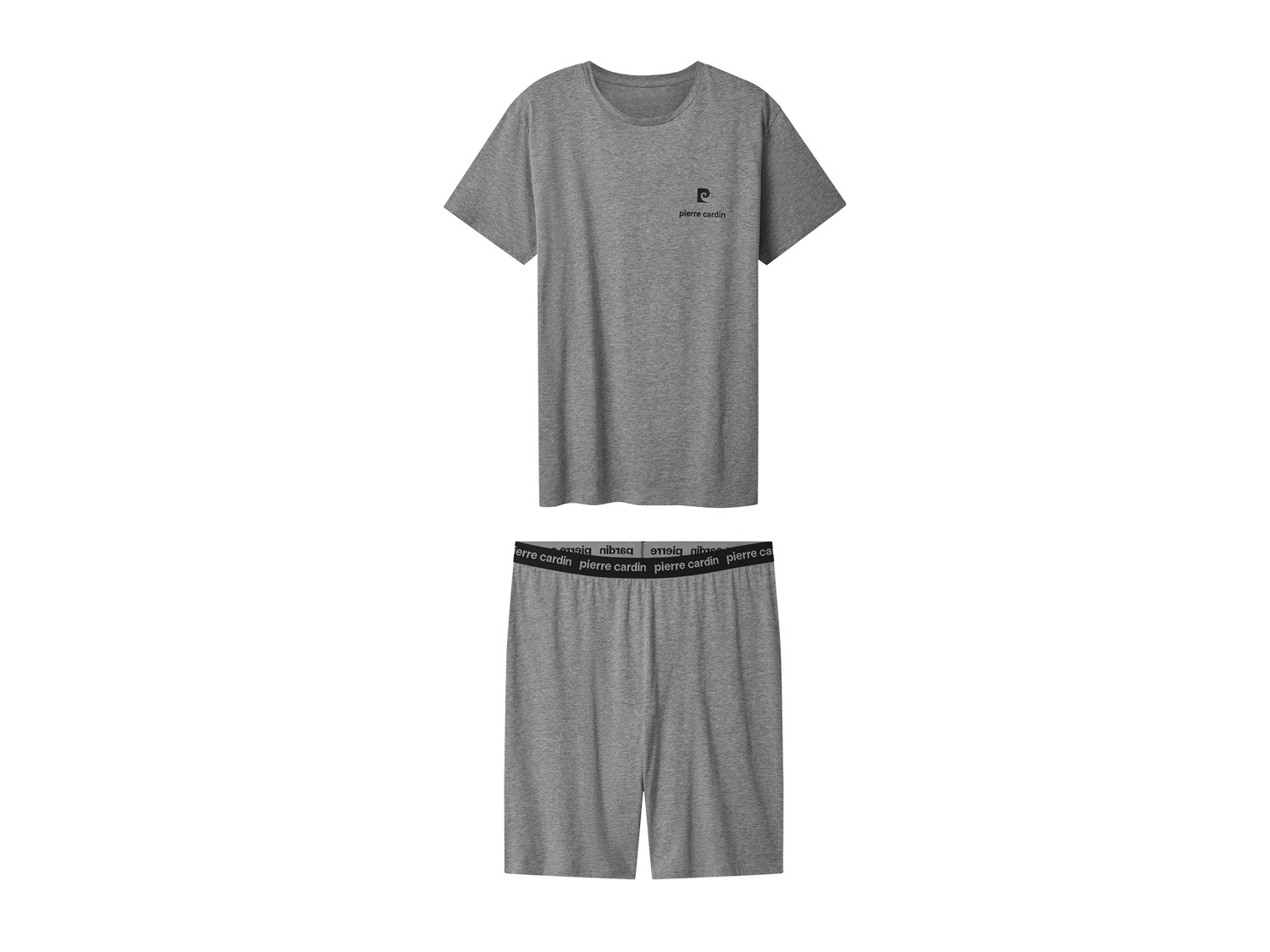 Pierre Cardin Piżama męska z bawełną Szary, XL