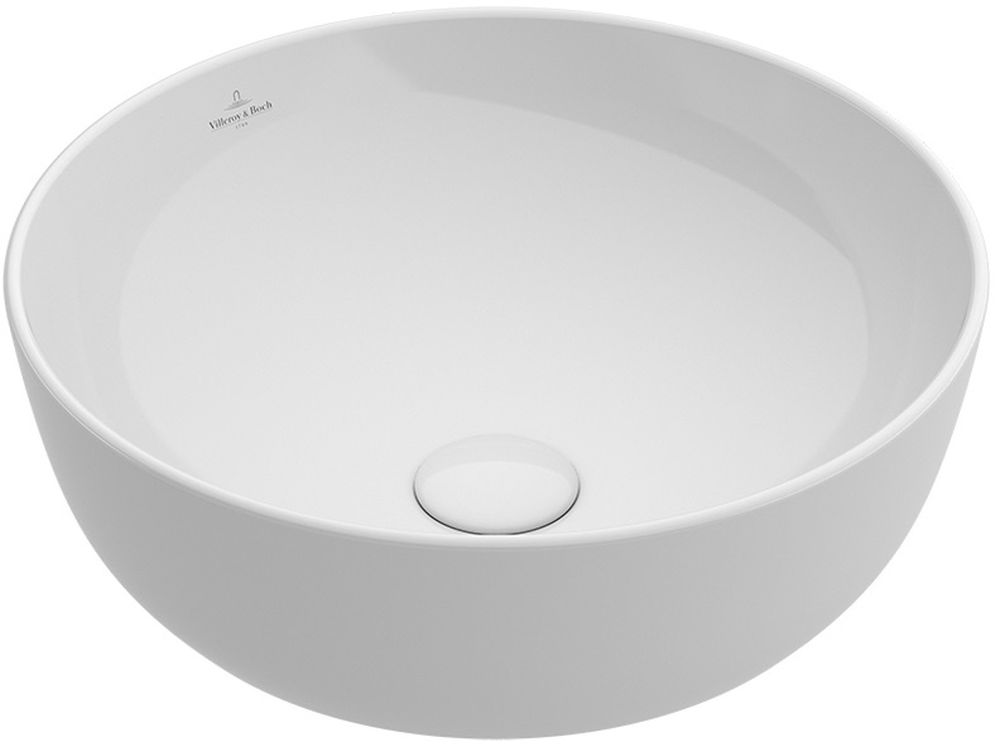 Darmowa Dostawa - Umywalka 43x43 cm okrągła nablatowa biała Villeroy & Boch Artis 417943R1
