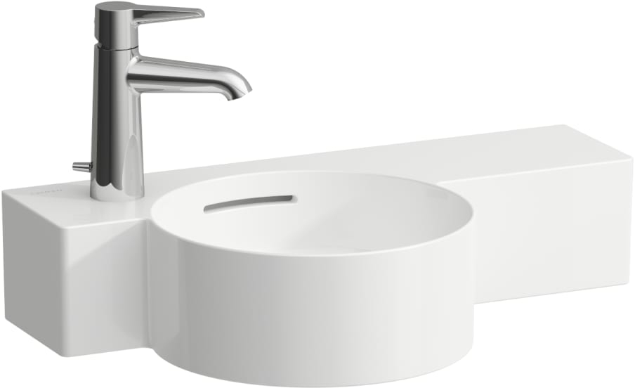 Darmowa Dostawa - Umywalka 55x31.5 cm półokrągła ścienna biała Laufen Val H8152830001091