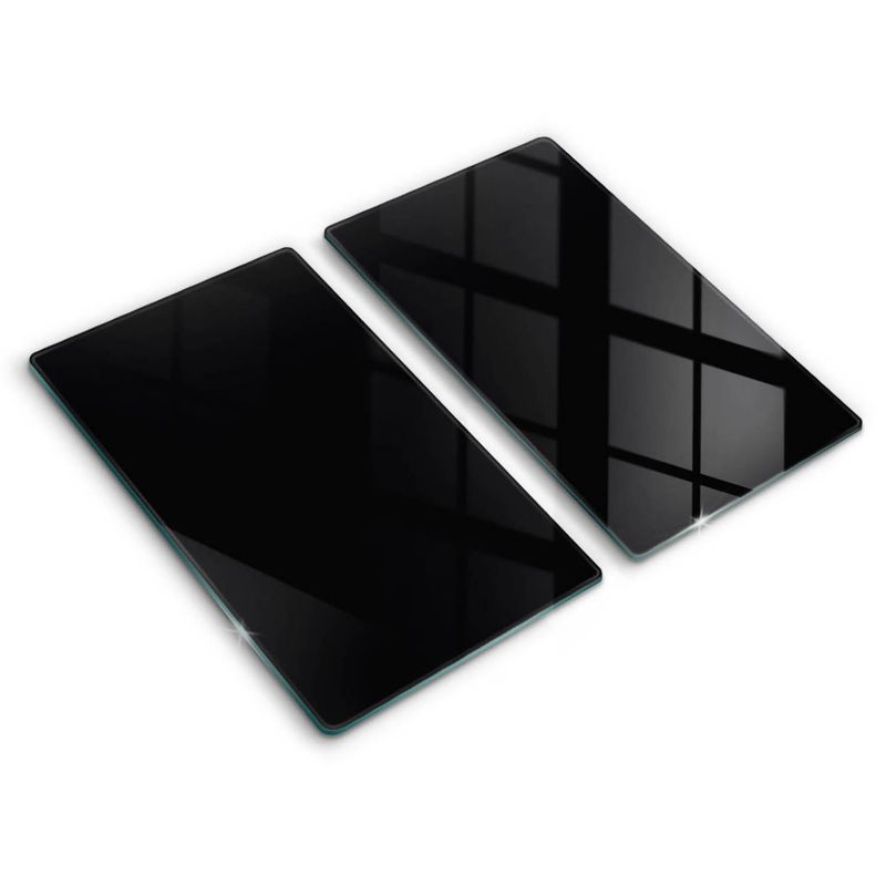 Szklana deska do krojenia Wallfluent 30x52 cm Kolor czarny 2 szt.