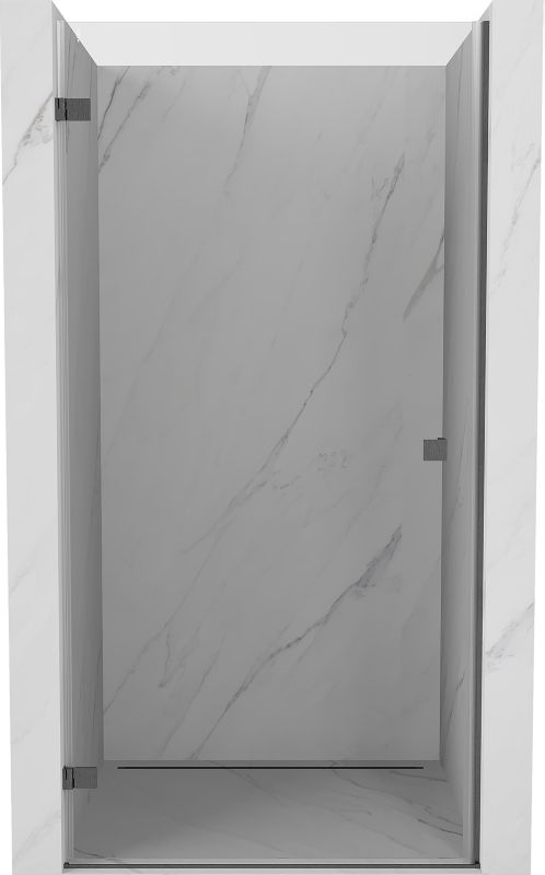 Drzwi prysznicowe uchylne Mexen Lunar-B gun gray 75x200 cm 1 szt.