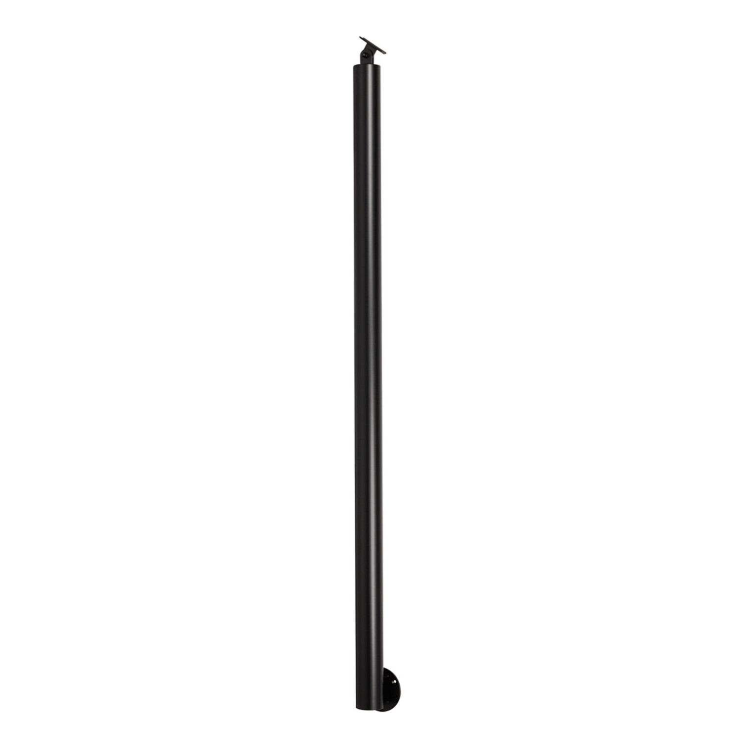 Kornik Słupek okrągły pionowy nierdzewny śr. 80 mm dł. 1200 mm czarny