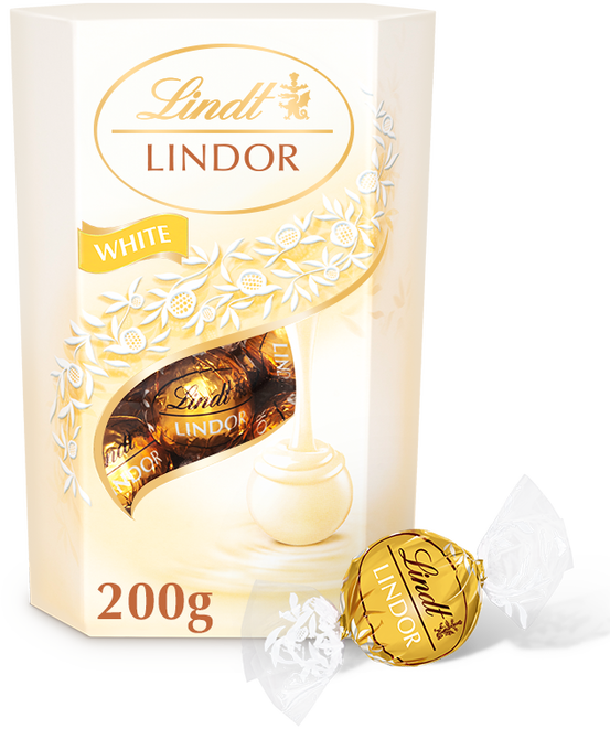 Praliny Lindt Lindor White, biała czekolada, 200g
