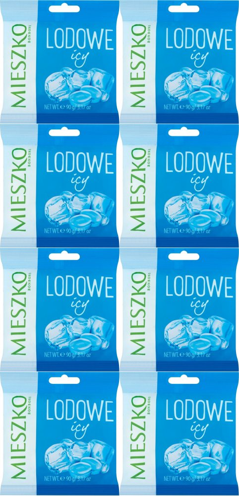 8x Cukierki Mieszko, lodowy, 90g