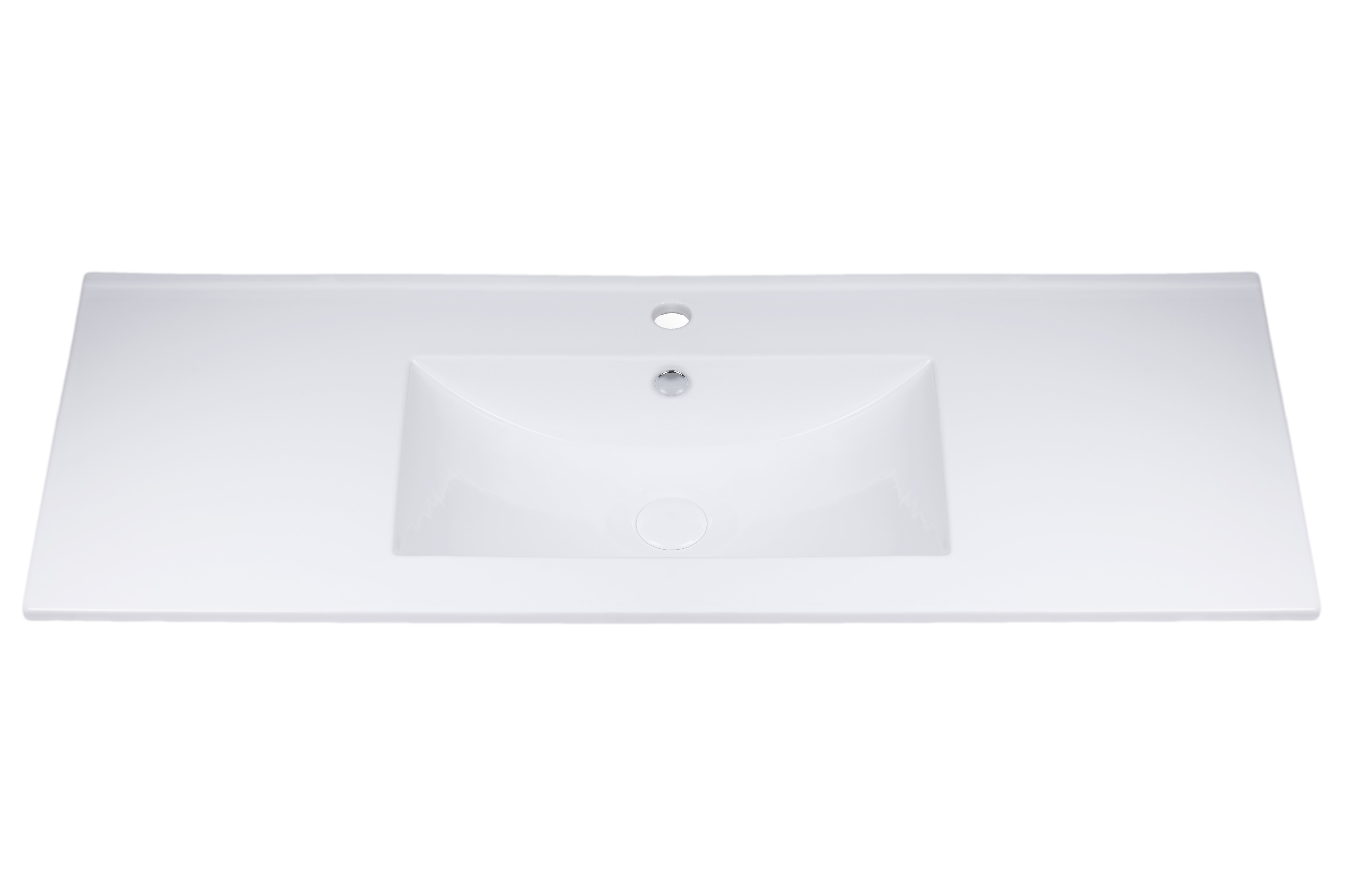 Uptrend Neva umywalka 120x46 cm meblowa/wpuszczana prostokątna biały połysk UP4530-1200 - Wysyłka w 24h