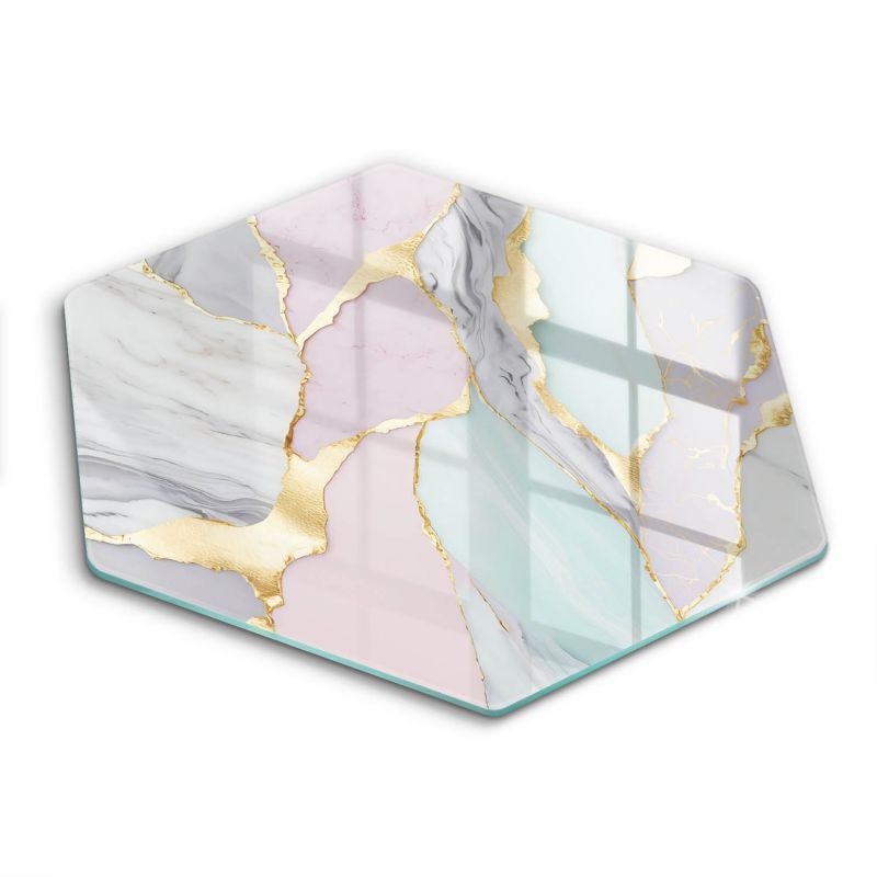 Szklana deska do krojenia Wallfluent h40 cm Pastelowy marmur 1 szt.
