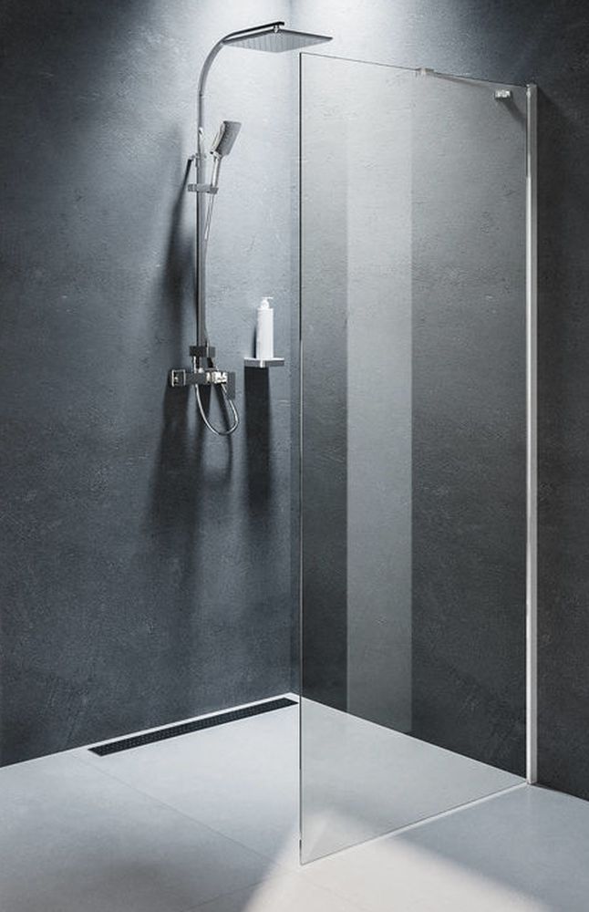 Riho Novik ścianka prysznicowa 80 cm chrom połysk/szkło przezroczyste G003028120
