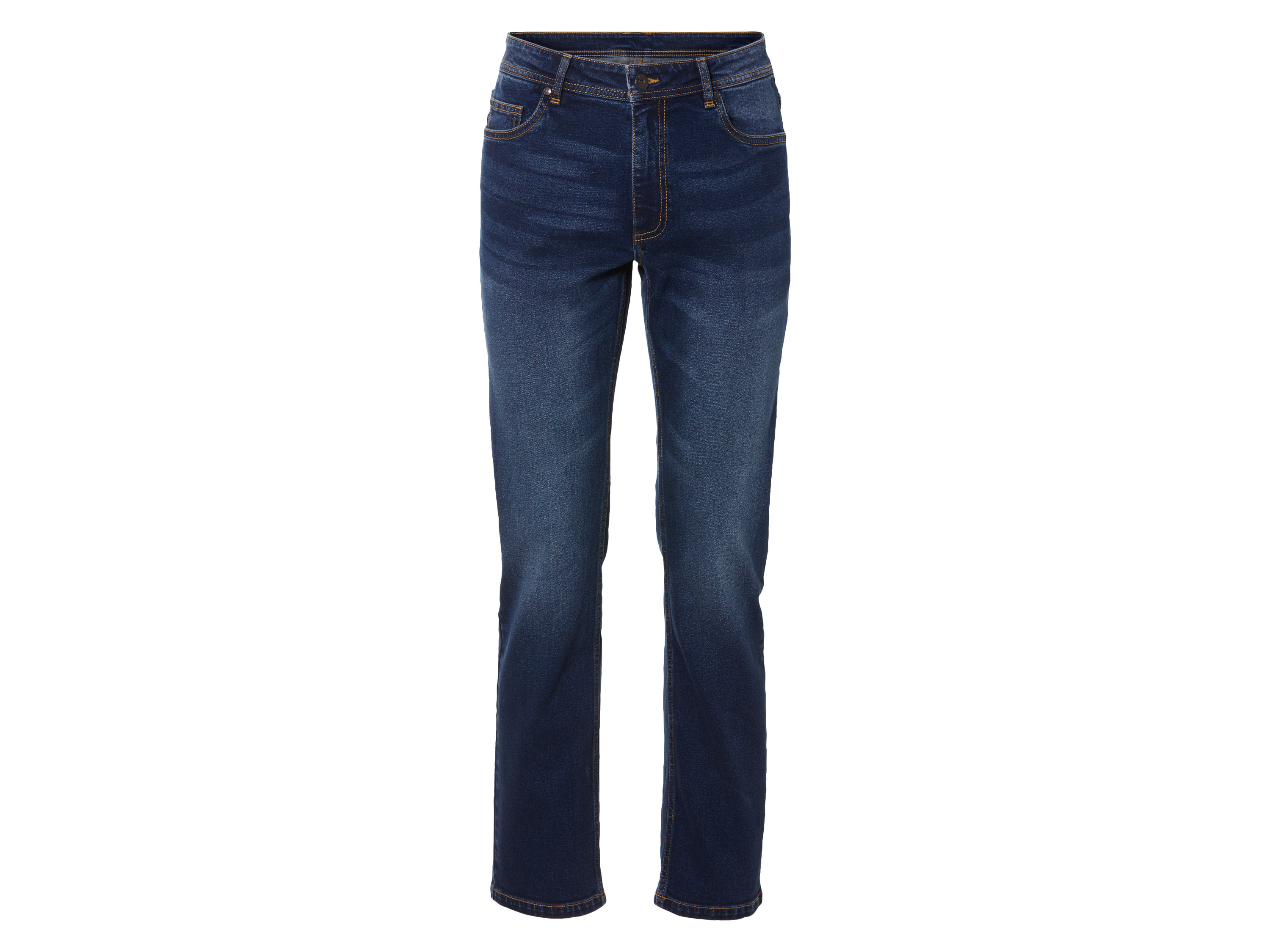 Livergy Jeansy męskie, straight fit 56 40/32, Ciemnoniebieski
