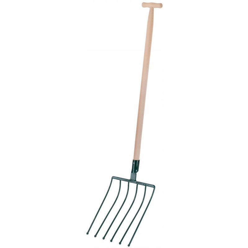 Widły Gable KADAX 6 Zębne Do Ziemniaków Buraków metalowe Solidne 140cm 1szt.