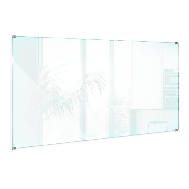 Panel Kuchenny Szklany Prostokątny Wallfluent 140x70 Transparentny Z Mocowaniem 1 szt.