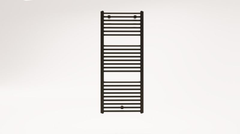 Grzejnik łazienkowy LUXRAD Basic G 1200 x 500 mm czarny mat str. 565W 1 szt