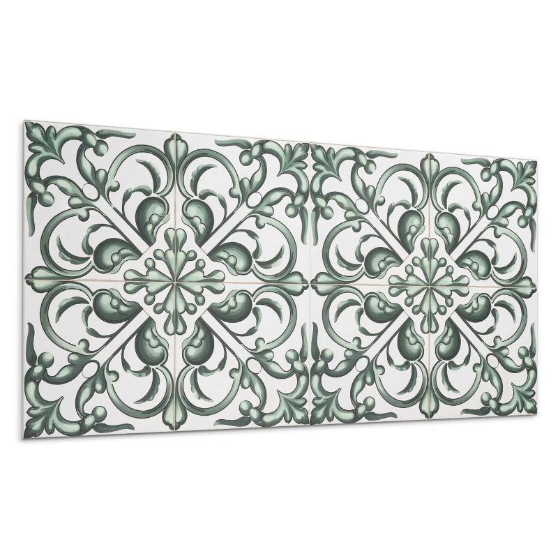 Panel samoprzylepny Wallfluent 100x50 cm Symetryczne wzory roślinne w ujęciu 1 szt.