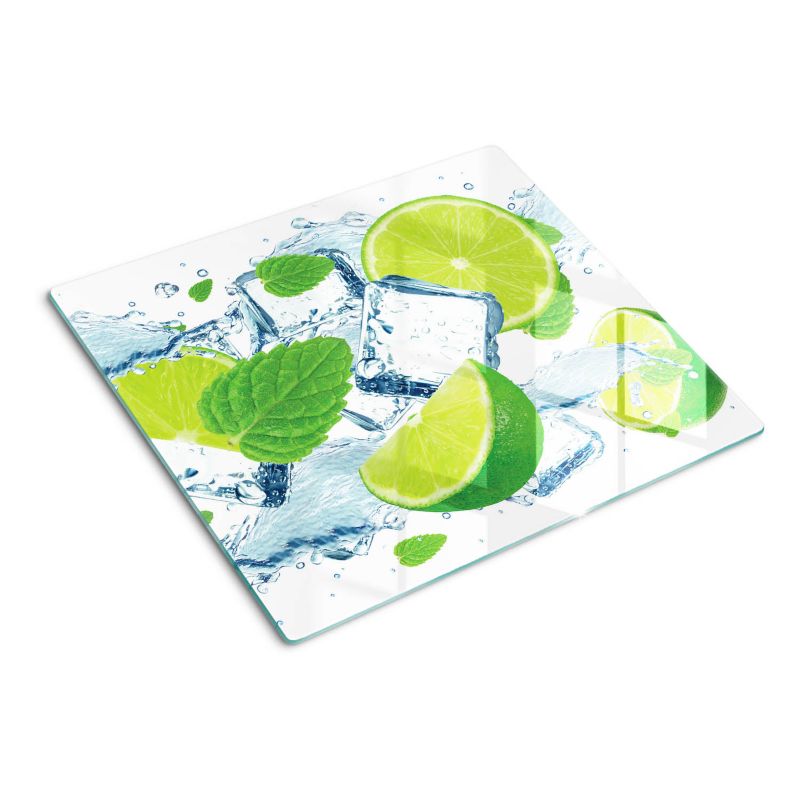Deska szklana Tulup 60x52 cm Limonki Mięta 1 szt.