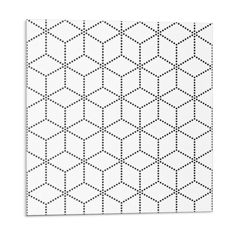 Kafelki samoprzylepne Wallfluent 50x50 cm Kropkowy wzór w heksagonalnym stylu 4 szt.