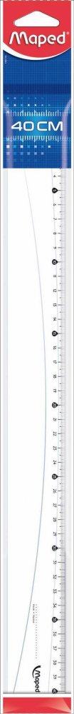 Linijka Maped Classic, 40cm, transparentny
