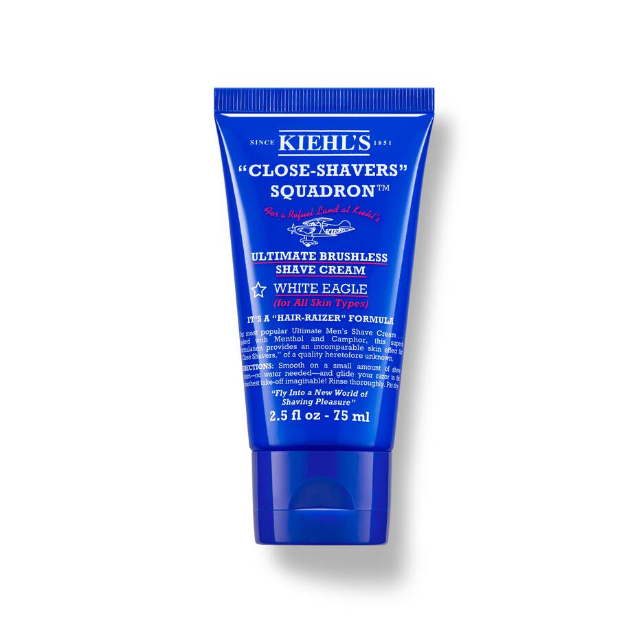 Kiehl's Ultimate Brushless Shave Cream White Eagle - Krem do golenia dla mężczyzn 75 ml Tubka