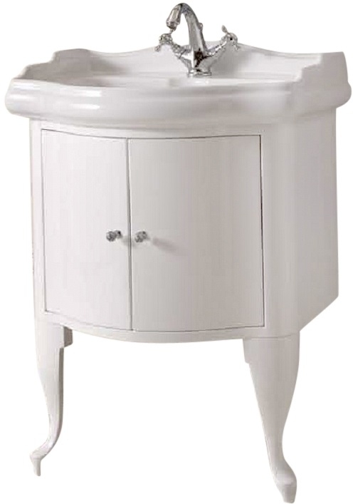 Kerasan Retro szafka 69 cm podumywalkowa stojąca biała 7361K6