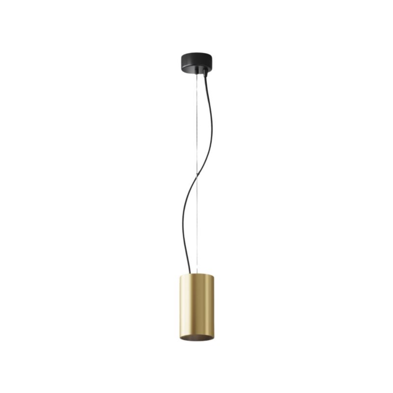 Lampa wisząca Maytoni Efir 3962 matowy złoto-czarna tuba wbudowany LED 15W 1 szt.