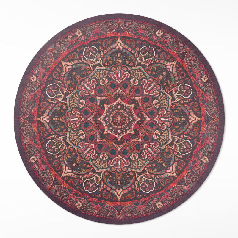 Ozdobna Wykładzina Winylowa Wallfluent fi60 cm Dekoracyjna mandala 1 szt.