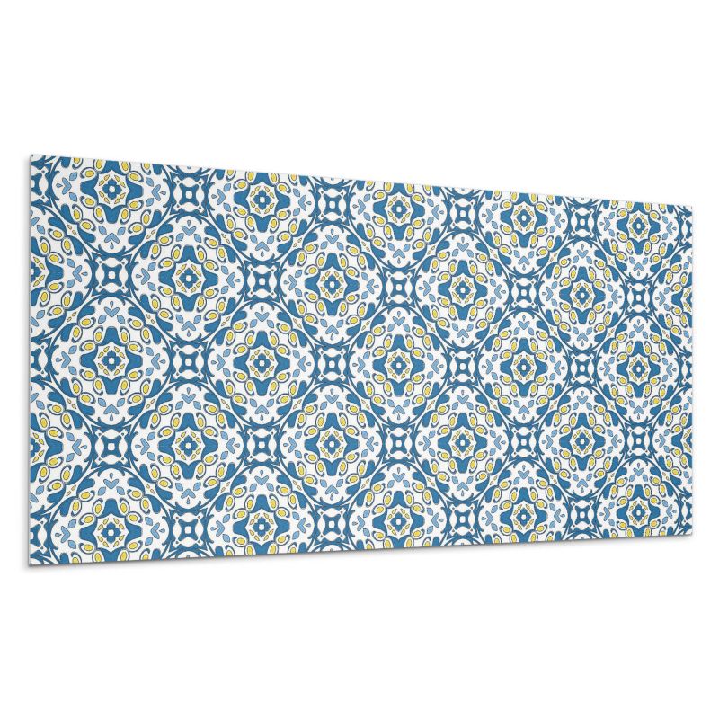 Panel samoprzylepny Wallfluent 120x60 cm Kwiatowy wzór w geometrycznej odsłonie 1 szt.