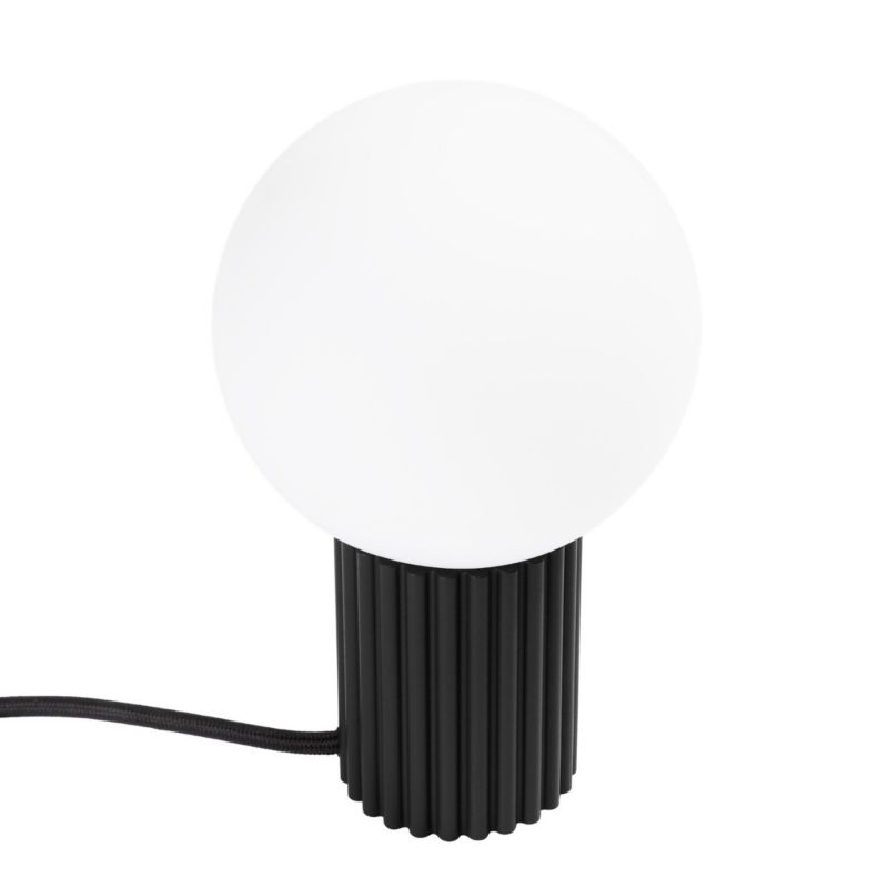 Lampa biurkowa Sollux Lighting Halo czarno-biała 1 x G9 x 8W IP20 wym: 19 x 12 x 12 cm szkło - 1 szt.