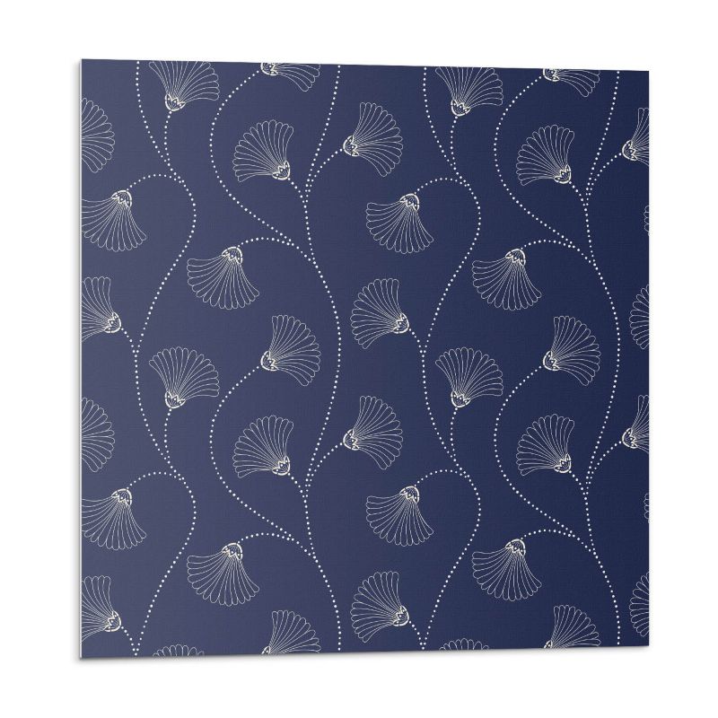 Kafelki samoprzylepne Wallfluent 20x20 cm Linie z kwiatowym akcentem 20 szt.
