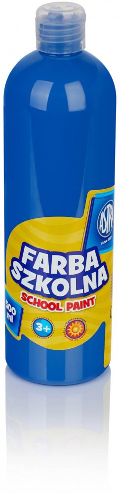 Farba plakatowa Astra, 500ml, ciemnoniebieski