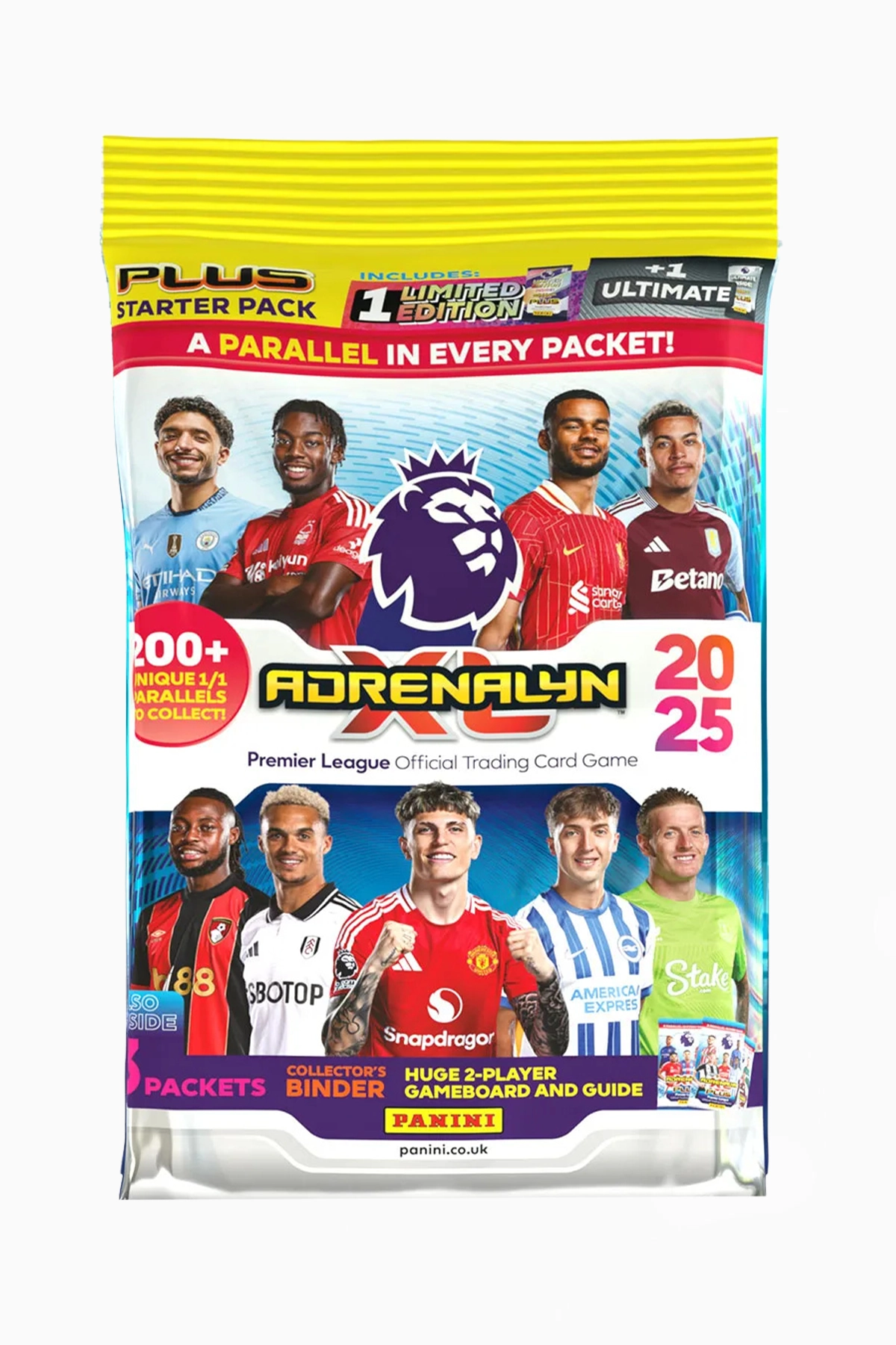Karty Panini Premier League Adrenalyn XL Plus 2025 Starter Set