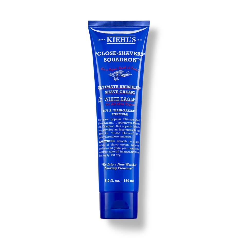 Kiehl's Ultimate Brushless Shave Cream White Eagle - Krem do golenia dla mężczyzn 150 ml Tubka