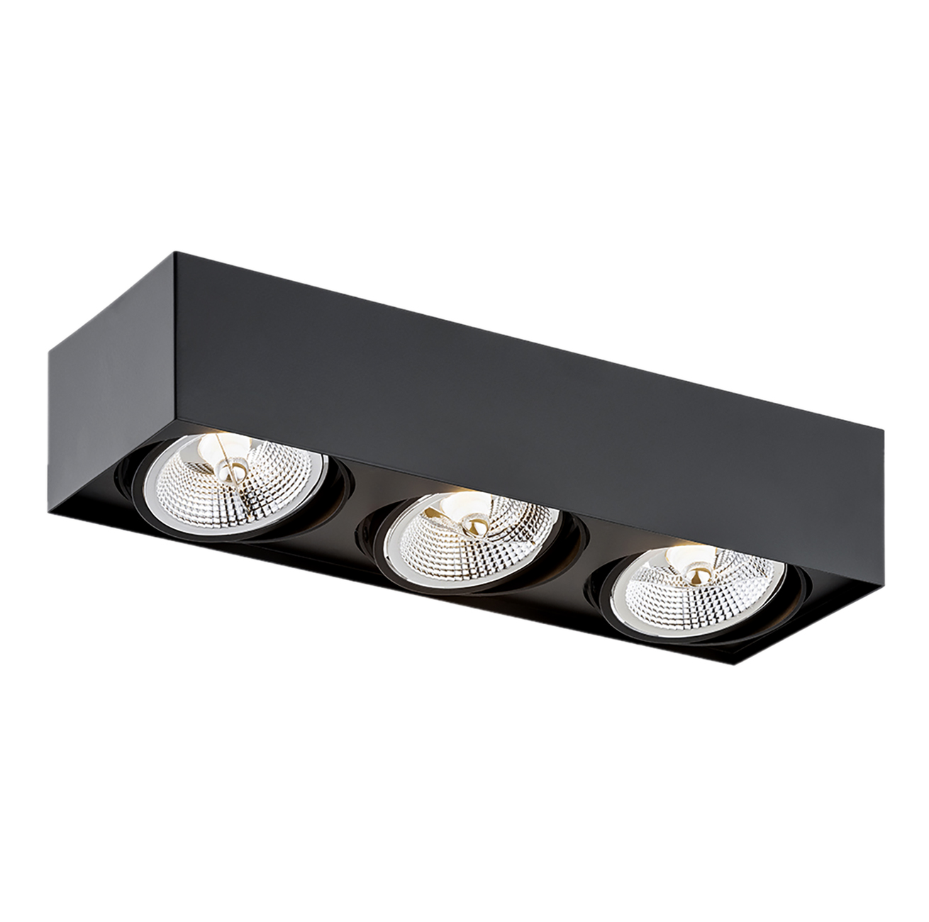 Argon Rodos Plus lampa podsufitowa 3x12W czarny 6118BZ