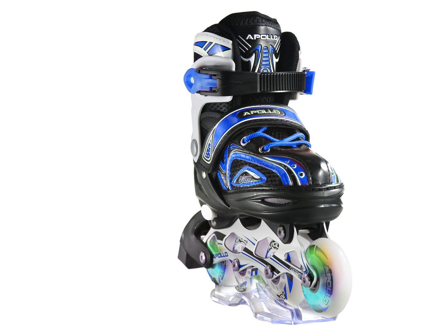 Apollo Łyżworolki Super Blades, regulowany rozmiar Niebieski, M 35-38