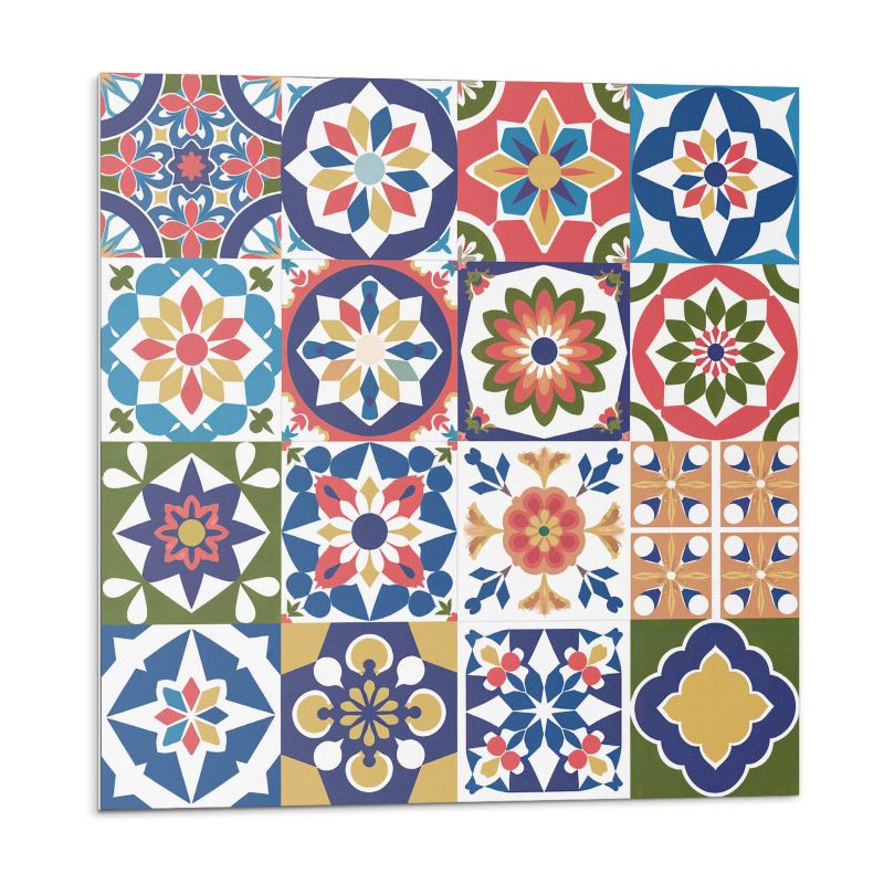Kafelki samoprzylepne Wallfluent 30x30 cm Kreatywne wzory kwadratowej mozaiki 9 szt.