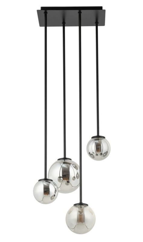 Lampa wisząca Sigma Lighting Tulia 3936 czarno-szara dekoracyjna 4xG9 x 1 szt.