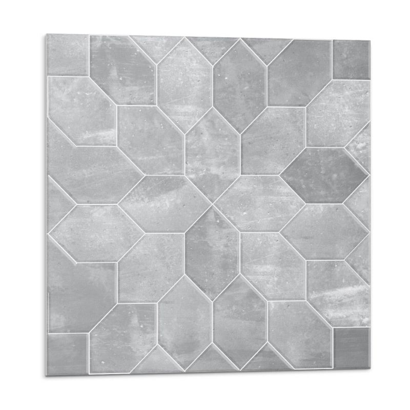 Kafelki samoprzylepne Wallfluent 30x30 cm Mozaikowy wzór heksagonalny w nowoczesnym stylu 9 szt.