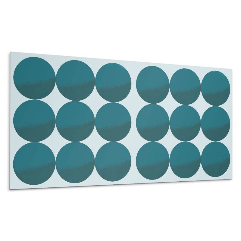 Panel samoprzylepny Wallfluent 100x50 cm Okrągłe wzory w geometrycznej siatce 1 szt.