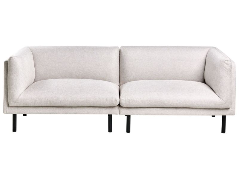 Sofa Vorgod Jasnobeżowy dla 3 osób 1 szt.