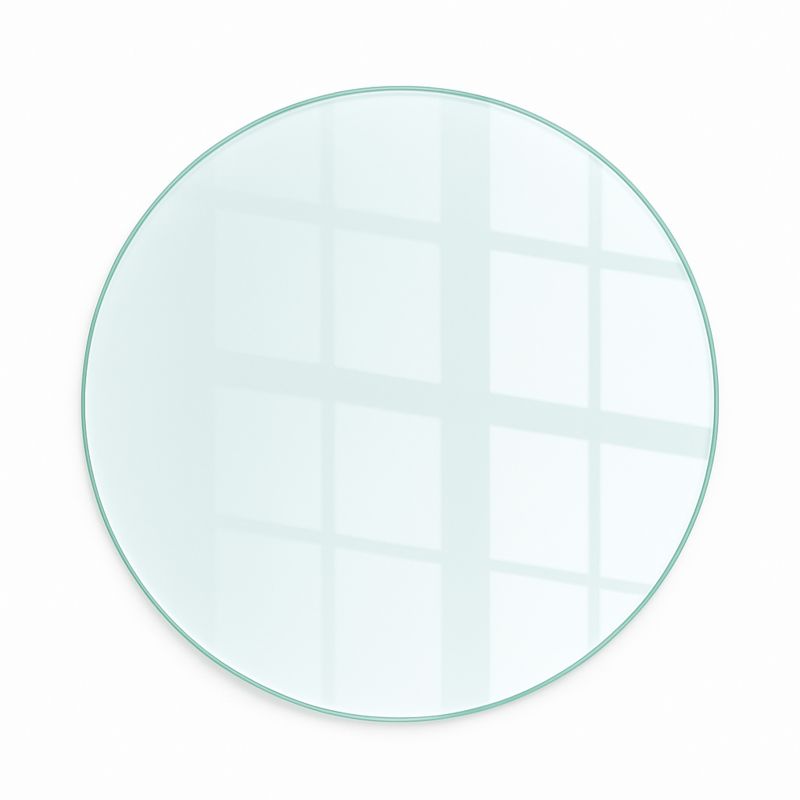 Dekoracyjna Podkładka Szklana Wallfluent fi70 Transparentna Okrągła 1 szt.