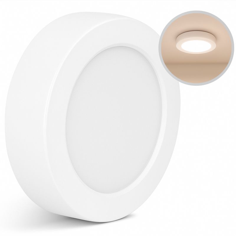 Panel LED MasterLED Bingo 12W IP20 2700K 4000K 6500K 3CCT biały okrągły 1 szt.