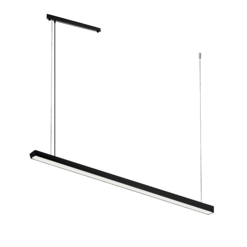 Lampa wisząca Shilo Hiate 8541 czarna nowoczesna wbudowany LED 30W 1 szt.