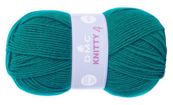WŁÓCZKA DMC KNITTY 4 KOL. 668 / SZMARAGDOWY
