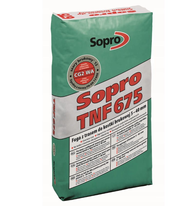 ZAPRAWA FUGOWA DO KOSTKI BRUKOWEJ SOPRO TNF 675