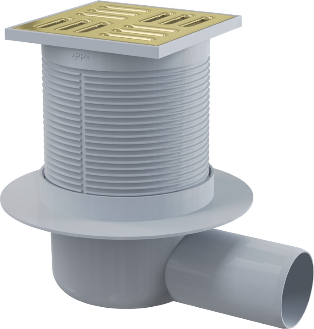 Deante odpływ prysznicowy 10,5 cm złoty szczotkowany KOS_R01C - Wysyłka w 24h