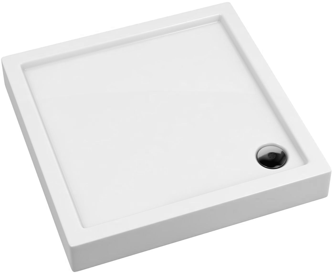 Novellini City brodzik 80x70 prostokątny cm biały VRS708014-30